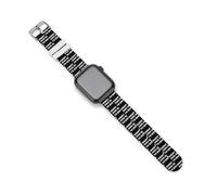 SPANK ME I'VE BEEN NAUGHTY - Correa novedosa compatible con correas de reloj inteligente IWatch, divertidas y suaves de 38 mm/40 mm, 42 mm/44 mm, 38mm/40mm, Silicona, No es una piedra preciosa