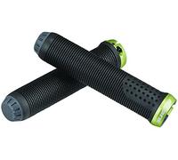 Spank Puños Spike 33 MTB, Unisex, Negro/Verde, 33 mm