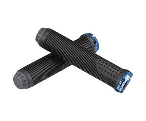 Spank Spike Grips 30 - Empuñaduras Unisex para Bicicleta de montaña, Color Negro y Azul