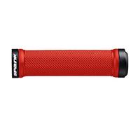 Spank Spoon Red - Puños para Bicicleta Adulto Unisex, 130 mm