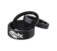 Spank Tweet Tweet - Manillar para Bicicletas, Color Negro