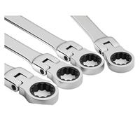 spanner, Juego de llaves combinadas de trinquete, Kit de trinquete de anillo de engranaje de 6-32mm, cabeza Flexible métrica con herramientas de bolsa de lona,tools(11MM 1pc)