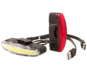 Spanninga ECLAIRAGE Velo, Set Arco del + Tras 80 Lumens USB