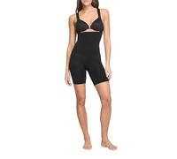 SPANX ASSETS - Pantalón corto de cintura alta a medio muslo, sin costuras, compresión ultra firme, control de muslo y abdomen, Muy negro, Medium