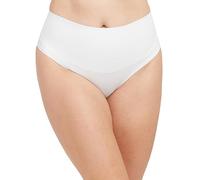 Spanx Cotton Control Thong Tanga Algodón para Mujer, Blanco (White), XL