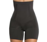 Spanx High-Waisted Mid-Thigh Short Mujer, Very Black, 1X