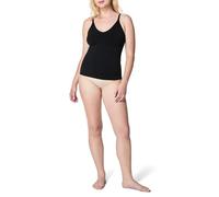 Spanx Mujer Seamless Power High-Waisted Thong Camisole, Very Black, M