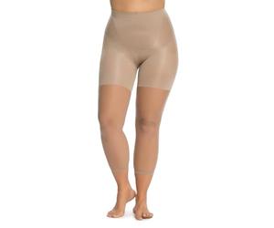 Spanx Power Womens Capri from Nylon and Elastane for Bottom, Thighs & Legs for Firm Control with Comfortable Waistband for Invisible Shaping in Pants 911I - Nude - Size E