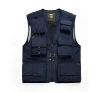 Spanye Chaleco al aire libre de los hombres Chalecos de pesca de verano fotografía de secado rápido chaleco multi-bolsillo - - Large