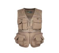 Spanye chaleco para hombre al aire libre, chaleco de pesca de verano, fotografía de secado rápido, varios bolsillos - - Medium