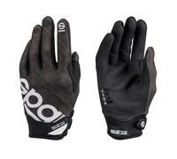 Sparco 002093 Guantes de trabajo ajustables reforzados con muñeca entre índice