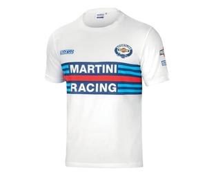 Sparco 01274MRBI1S Camiseta Martini-R Talla S Blanco