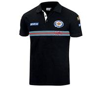Sparco 01275MRNR0XS POLO REPLICA MARTINI-R TALLA XS NEGRO