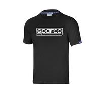 Sparco Camiseta Frame 01324NR2M media manga algodón negra con logotipo Talla M Unisex adulto