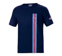 Sparco 01339MRBM1S Camiseta Big Stripes Martini-R Talla S Azul