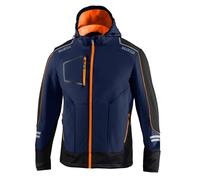 Sparco 02412BMAF3 Chaqueta de Trabajo Soft-Shell York Azul/Naranja L
