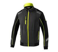Sparco Light-Shell Tech, Gris y Amarillo, Large Unisex Adulto