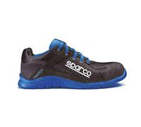 Sparco 0751747NRAZ Zapatillas Practice Nelson Talla 47 Negro/Azul S1P SRC