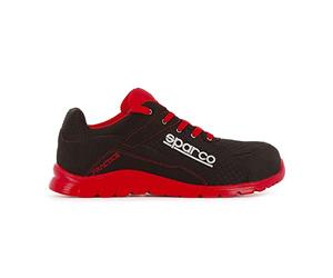 Sparco 0751748NRRS, Botas de Seguridad y contra Incendios Unisex Adulto, Negro/Rojo, 48 EU