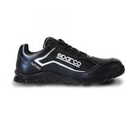 Sparco Teamwork Scarpa Antinfortunistica Da Lavoro-Bassa per UOMO E Donna-Nitro-S3 SRC, Botas de Seguridad y contra Incendios Unisex Adulto, Nero/Nero, 46 EU