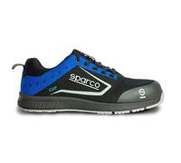 Sparco 0752639NRAZ, Botas de Seguridad y contra Incendios Unisex Adulto, 39 EU, Nero BLU, 42/50