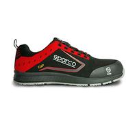 Sparco 0752646NRRS, Botas de Seguridad y contra Incendios Unisex Adulto, Negro/Rojo, 46 EU, Multicolor