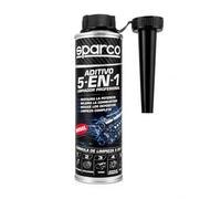 Sparco Aditivo Diesel 5 en 1 Profesional 300ml - Limpieza Activa de Inyectores, Turbo, DPF, Válvula EGR y Admisión - Reduce Consumo y Emisiones - Mejora Rendimiento del Motor