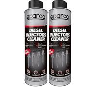 Sparco Aditivo Limpia Inyectores Diésel Aditivo de Combustible Diésel 300 ml (Paquete de 2)