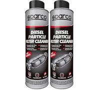 Sparco Aditivo Limpiador del Filtro de Partículas Diésel Aditivo de Combustible Diésel 300 ml (Paquete de 2)