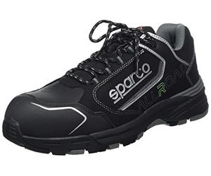 Sparco - Allroad - ESD S3S SR FO HRO - Calzado de Seguridad sin Metal ESD con Puntera de Composite - Empeine hidrófugo - Suela Antideslizante y Resistente al Calor por Contacto (HRO)