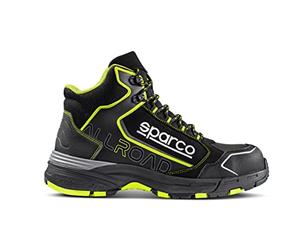 Sparco - Allroad-H - ESD S3S SR FO HRO - Calzado de Seguridad sin Metal ESD con Puntera de Composite - Empeine hidrófugo - Suela Antideslizante y Resistente al Calor por Contacto (HRO)