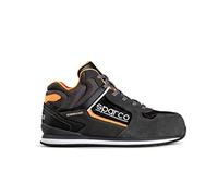 Sparco Allroad, Industrial Shoe Unisex Adulto, Grigio Scuro-Arancio Fluo, 36 EU