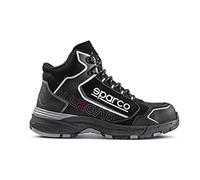 Sparco - Allroad Okayama - ESD S3S SR FO HRO - Calzado de seguridad sin metal ESD con puntera de composite - Parte superior repelente al agua - Suela antideslizante y resistente al calor - EU 45