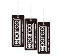 Sparco Ambientador de Coche de Celulosa con Colgador, Fragancia Midnight Torque, Aroma Ambarado Cálido con Matices Dulces, Hasta 30 Días, 5 Gramos (Paquete de 3)