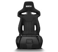 Sparco Asiento Deportivo Reclinable R333 Negro S009011NR, Conducción Diaria y Competición, Alta Sujeción Lateral