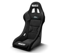 Sparco Asiento Rev QRT S008014RNR, Baquet FIA 8855-1999 Deportivo, Homologado para Competición y Sim Racing, Color Negro y Rojo