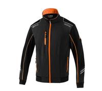 Sparco Austin Chaqueta Antiviento Tech Light-Shell Tg XL Negro/Naranja Fluo