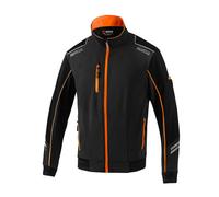 Sparco Austin Chaqueta Técnica Viento Tech Light-Shell TG L Negro/Naranja Fluo