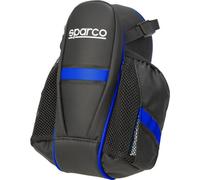 Sparco Bolsa de sillín de Bicicleta Azul de Nailon Apta para Viajes Largos CN foppia Bolsillo y Banda Reflectante