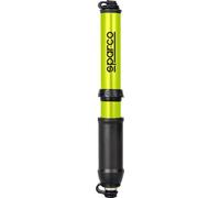 Sparco Bomba de Bicicleta Mini de Aluminio Amarillo Adecuada para la mayoría de Bicicletas y patinetes eléctricos