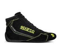 Sparco Botines Slalom 2022 Talla 45 Negro/Amarillo, Botas Unisex Adulto, Estandar, EU