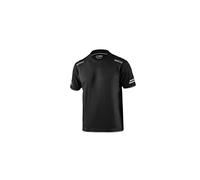 Sparco T-shirt Tech Tucson de Algodón Y Poliéster T. M Color Negro/Gris Oscuro