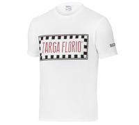 sparco Camiseta Targa Florio Talla S Blanca