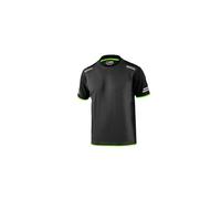 Sparco - Camiseta Técnica Sparco Tucson GSVF - Alta Visibilidad - Refuerzo en Hombros - Cumple EN ISO 13688:2022 - Talla XS