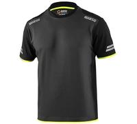 Sparco - Camiseta Técnica Tucson - Alta Visibilidad con Zonas Reflectantes - Hombros Reforzados para Mayor Durabilidad - Confección en Algodón y Poliéster Efecto Piqué - Talla 4XL - Gris