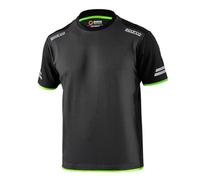 Sparco - Camiseta Técnica Tucson - Alta Visibilidad - Piqué Algodón y Poliéster - Hombros Reforzados - Talla 4XL - Verde
