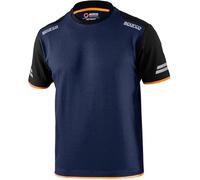 Sparco - Camiseta Técnica Sparco Tucson GSVF - Alta Visibilidad con Zonas Reflectantes - Hombros Reforzados para Mayor Durabilidad - Composición de Algodón y Poliéster Efecto Piqué - Talla XL