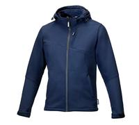 Sparco - Chaqueta Softshell Grit Elias BM L Sparco - Tejido Ripstop Ultra Resistente - Forro Polar de 280 g/m² - Capucha Desmontable y Plegable - Repelente al Agua y Transpirable - Talla L - Azul