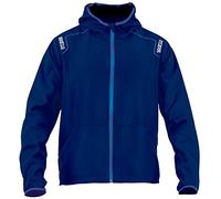 Sparco Cortavientos Chaqueta, Azul, XXL Unisex Adulto