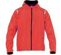 Sparco Cortavientos Chaqueta, Rojo, XL Unisex Adulto